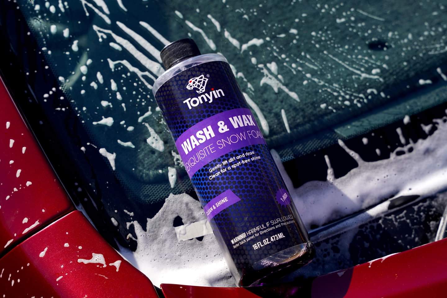WASH & WAX EXQUISITE SNOW FOAM SHAMPOO 473ML/4-L(1:800)RATIO - CAR CARE