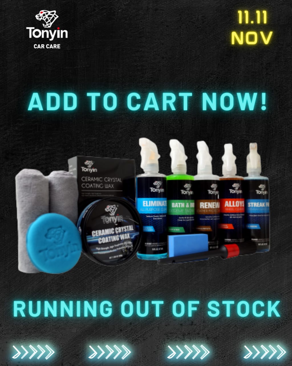 11 in 1 Car Care Kit BUNDLE