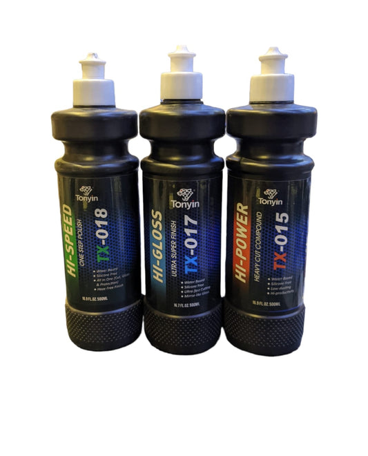 3IN1 COMPOUND BUNDLE (HEAVY CUT ONE STEP SUPER FINISH) 500ML - CAR CARE