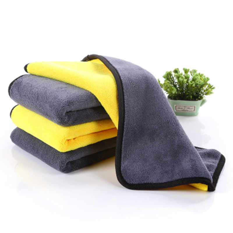 3Pcs 800GSM Double Sided Microfiber Cloth 40x40 - CAR CARE