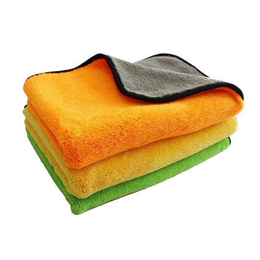 3Pcs 800GSM Double Sided Microfiber Cloth 40x40 - CAR CARE