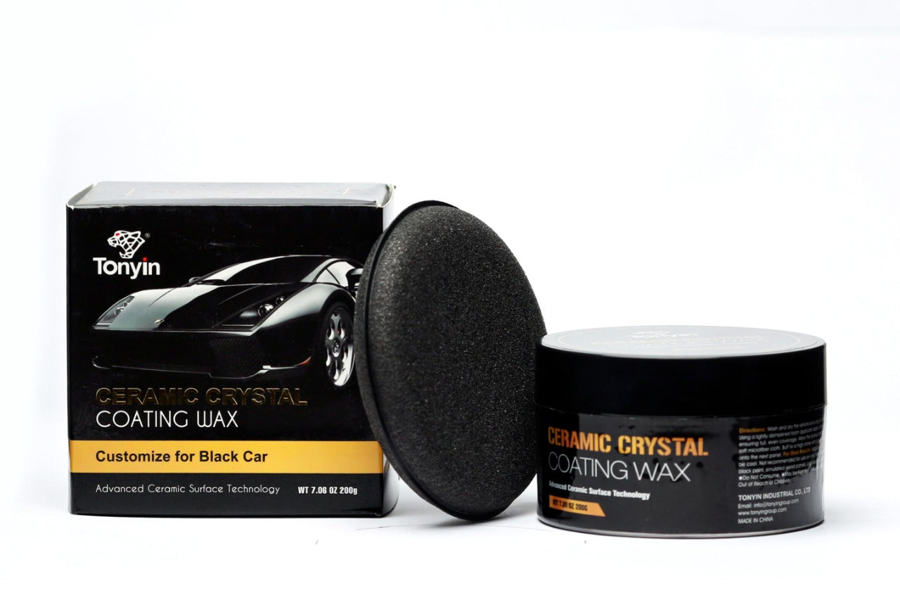 Advanced CERAMIC CRYSTAL COATING WAX (Black Car wax) 200g - CAR CARE