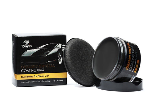 Advanced CERAMIC CRYSTAL COATING WAX (Black Car wax) 200g - CAR CARE