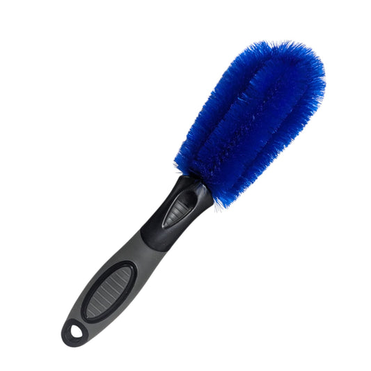 ALLOY WHEEL BRUSH BLUE AND BLACK {T-01}