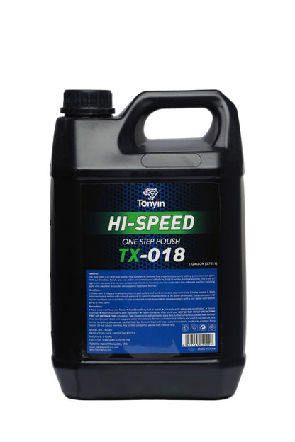 HI-SPEED (ONE STEP POLISH COMPOUND) TX-018 - GALLON (3.785 L) - CAR CARE