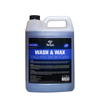 WASH & WAX EXQUISITE SNOW FOAM SHAMPOO 473ML/4-L（1:800）RATIO