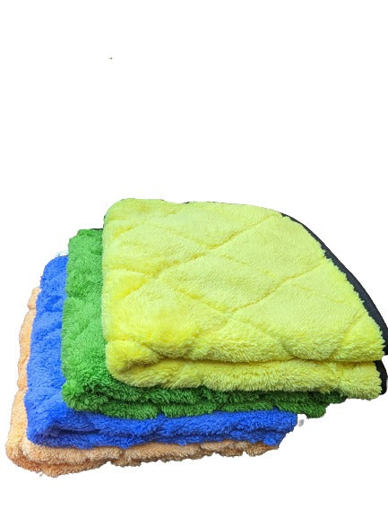 4Pcs 800GSM Double Sided Microfiber Cloth 40x40